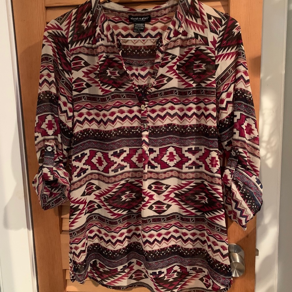 Sheer blouse